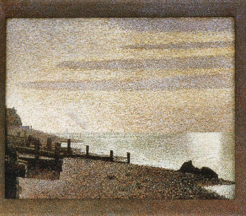 Georges Seurat Seine-s Dusk china oil painting image